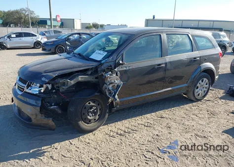 2015 Dodge Journey American Value Pkg z USA, uszkodzony, nr VIN 3C4PDCAB2FT738432